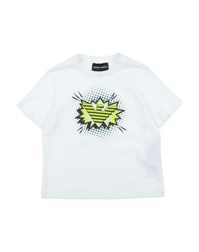 Emporio Armani Babies'  Toddler Boy T-shirt White Size 6 Cotton