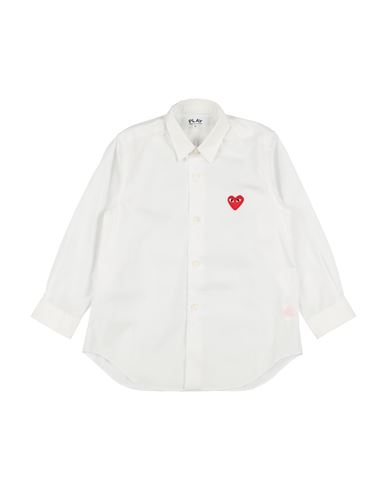 Comme Des Garçons Play Babies'  Toddler Boy Shirt White Size 6 Cotton