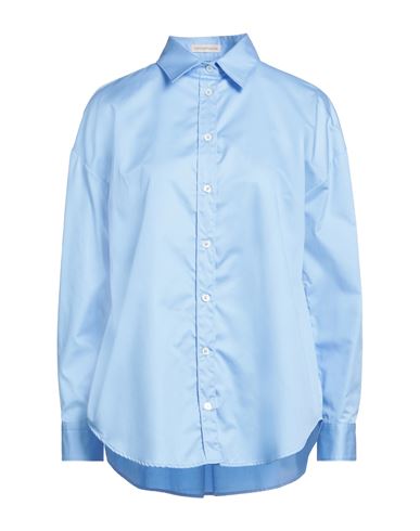Camicettasnob Woman Shirt Light Blue Size 4 Cotton