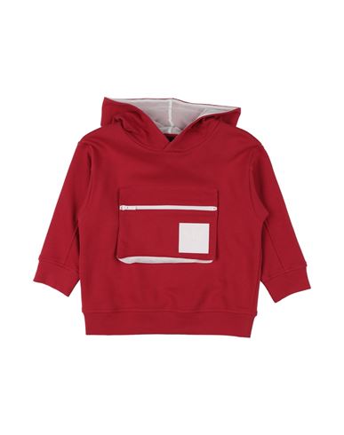 Emporio Armani Toddler Boy Sweatshirt Red Size 6 Cotton, Polyester In Red