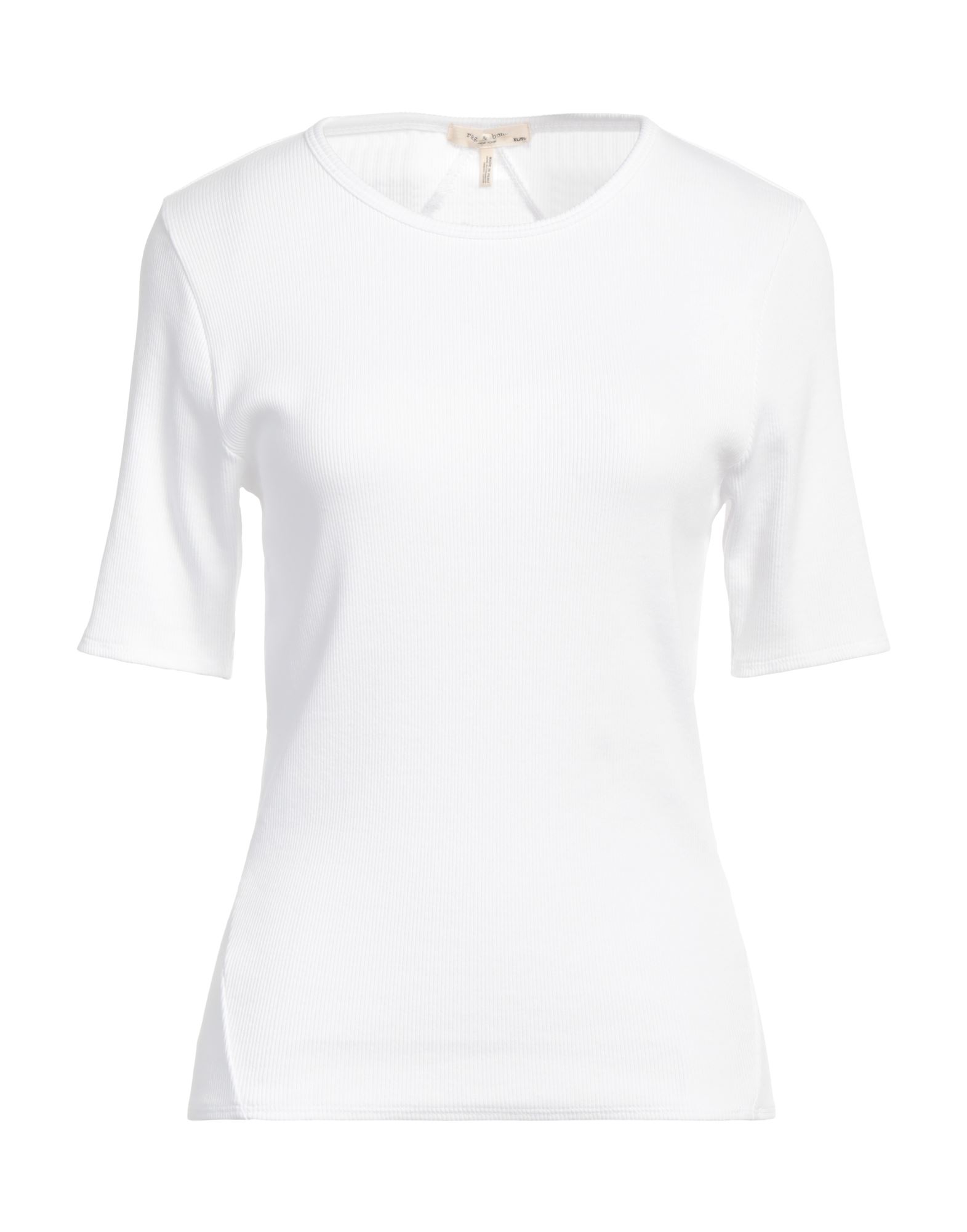 Rag & Bone Woman T-shirt White Size Xl Organic Cotton, Elastane