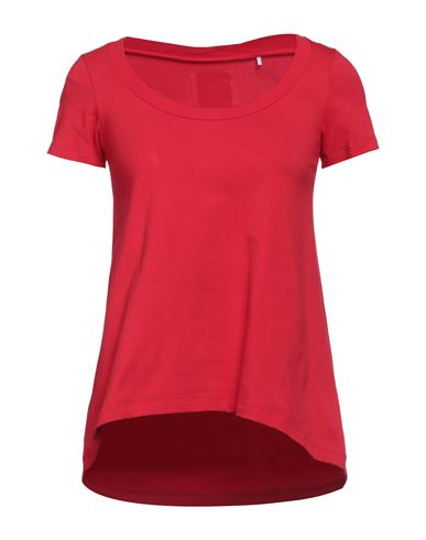 Rose A Pois Rosé A Pois Woman T-shirt Red Size 8 Cotton, Elastane