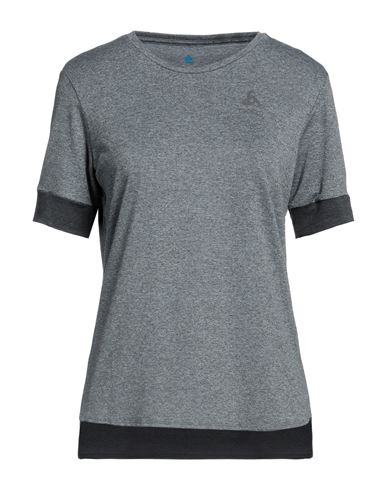 Odlo Woman T-shirt Grey Size Xs Polyester, Elastane