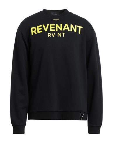 Revenant Rv Nt Man Sweatshirt Black Size L Cotton, Polyester