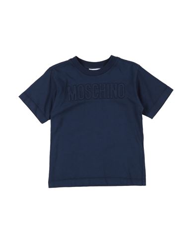 Moschino Kid Babies'  Toddler T-shirt Midnight Blue Size 6 Cotton