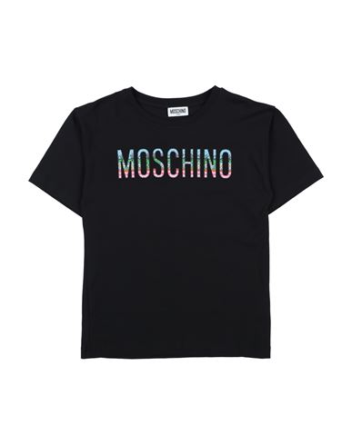 Moschino Kid Babies'  Toddler Girl T-shirt Black Size 6 Cotton, Elastane, Polyester