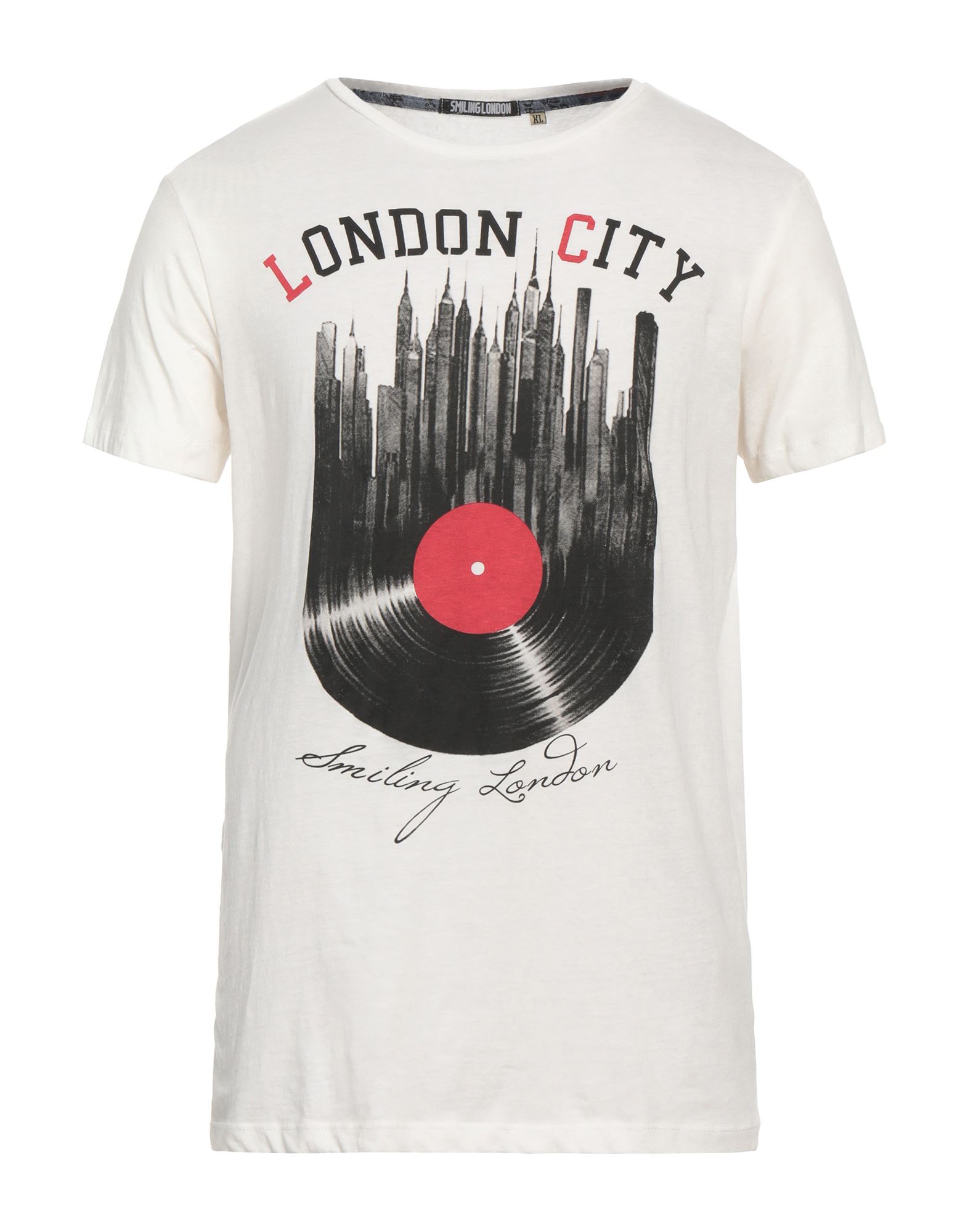 Smiling London T-shirts In Off White