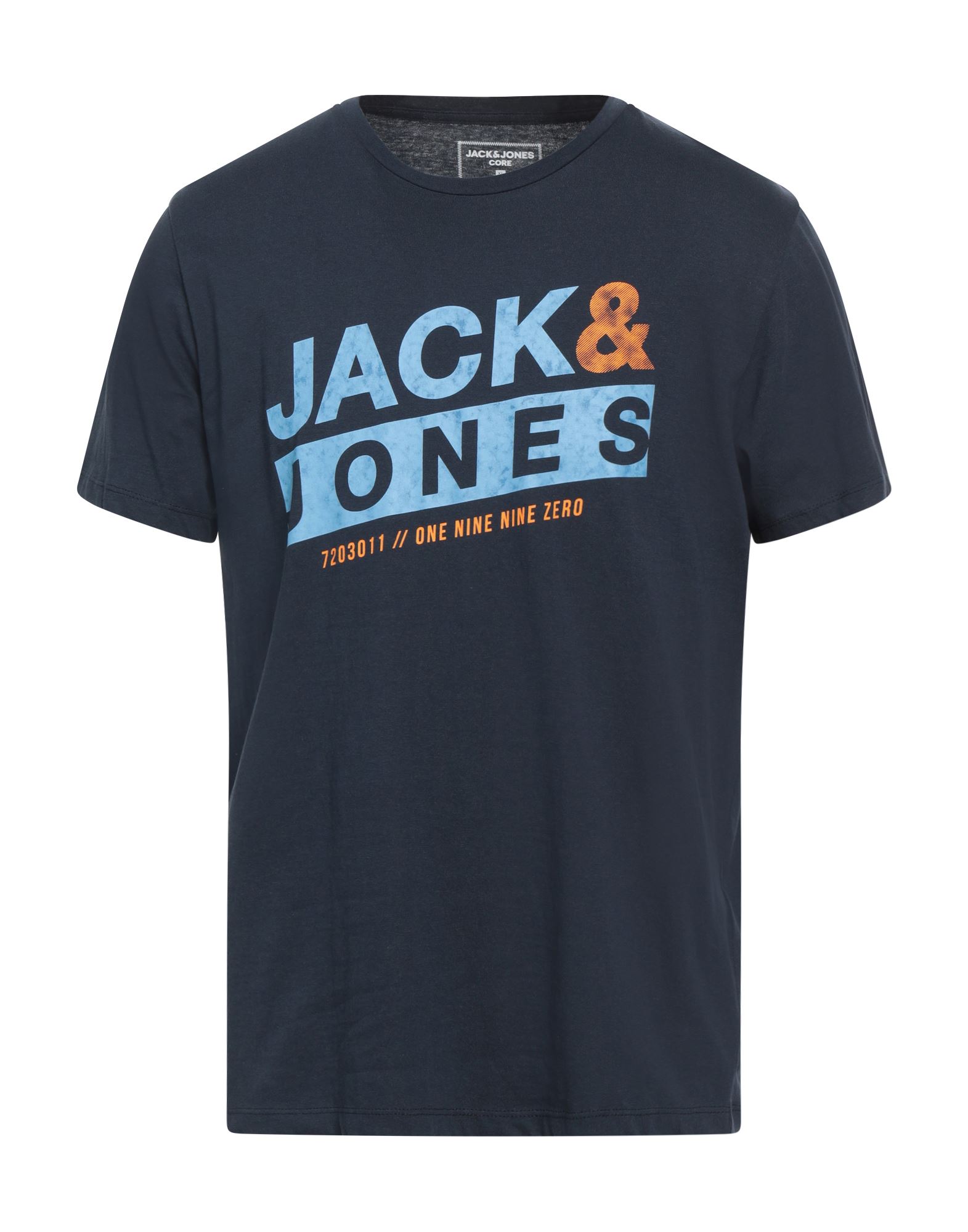 Jack & Jones Man T-shirt Midnight Blue Size Xl Cotton
