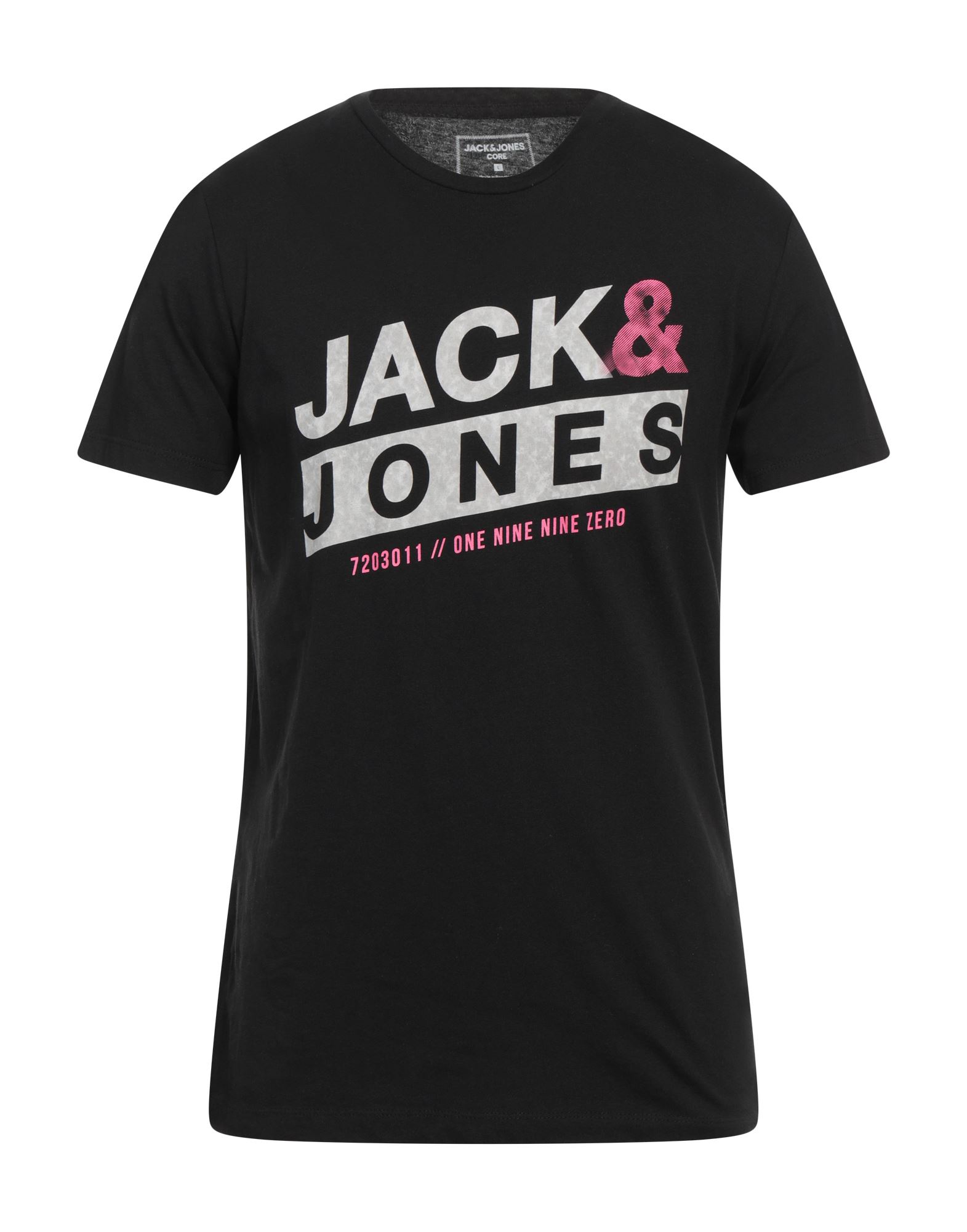 Jack & Jones Man T-shirt Black Size L Cotton