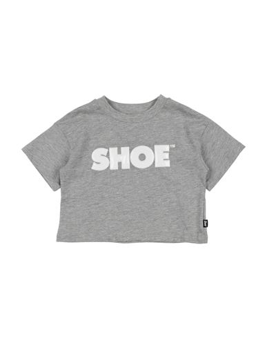 Shoe® Babies' Shoe Toddler Girl T-shirt Light Grey Size 6 Cotton, Polyester