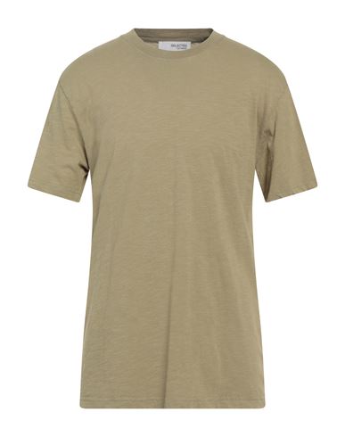 Selected Homme Man T-shirt Military Green Size S Organic Cotton