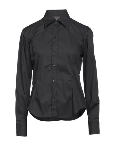 Shop Thomas Reed Woman Shirt Black Size 8 Cotton, Nylon, Elastane