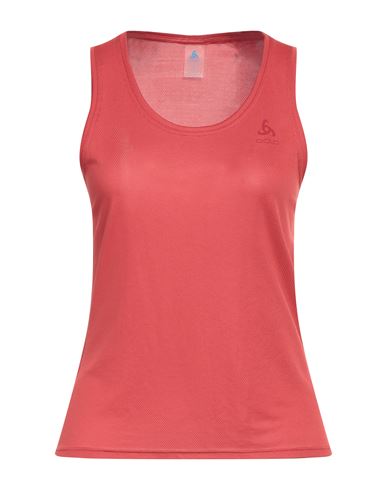 Odlo Woman Top Coral Size M Polyester, Polypropylene In Red
