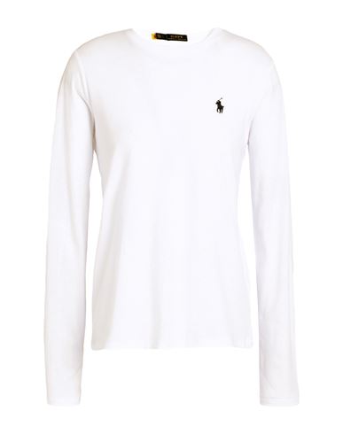 Shop Polo Ralph Lauren Woman T-shirt White Size L Cotton