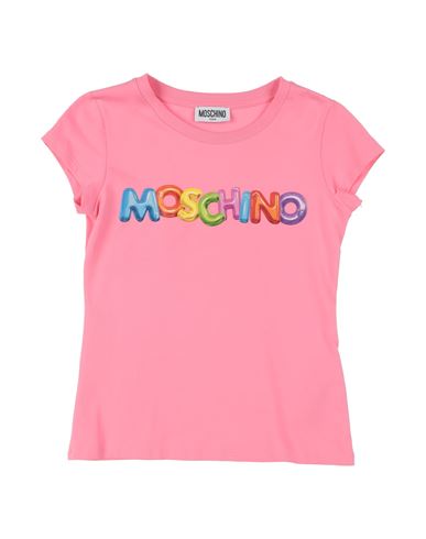 Moschino Kid Babies'  Toddler Girl T-shirt Pink Size 6 Cotton, Elastane