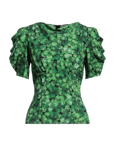 Dolce & Gabbana Woman Top Green Size 0 Silk, Elastane