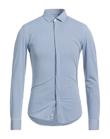 Emporio Armani Man Shirt Blue Size 17 ½ Polyamide, Elastane