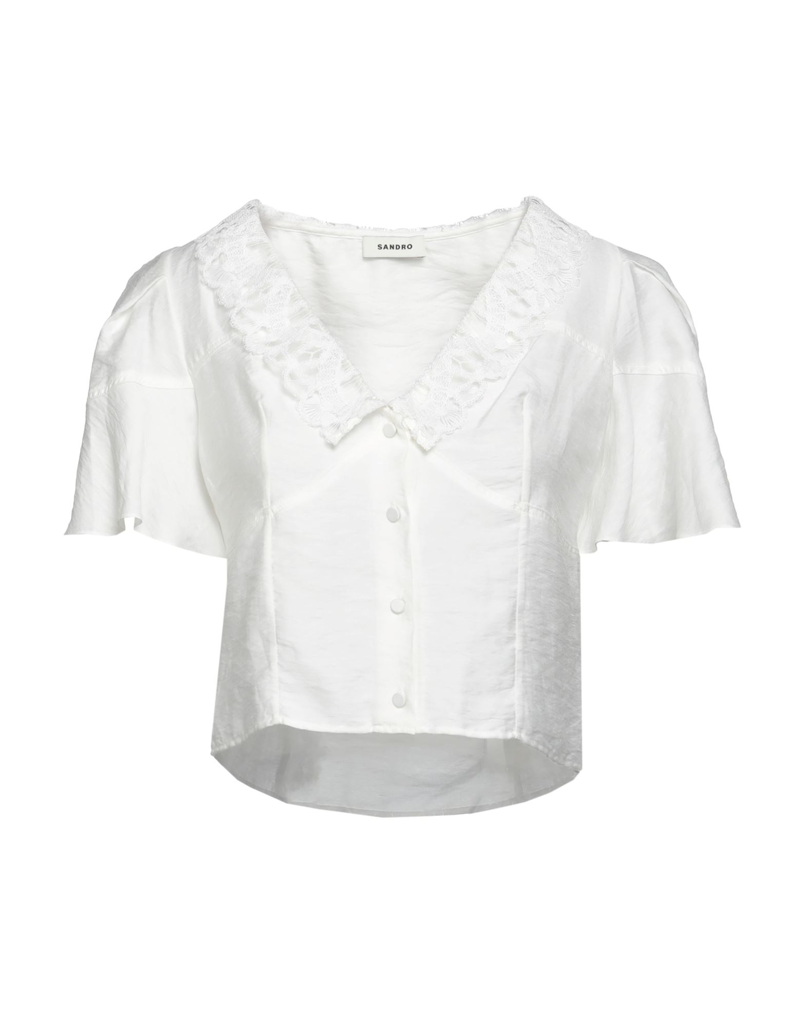 Sandro Shirts In Off White