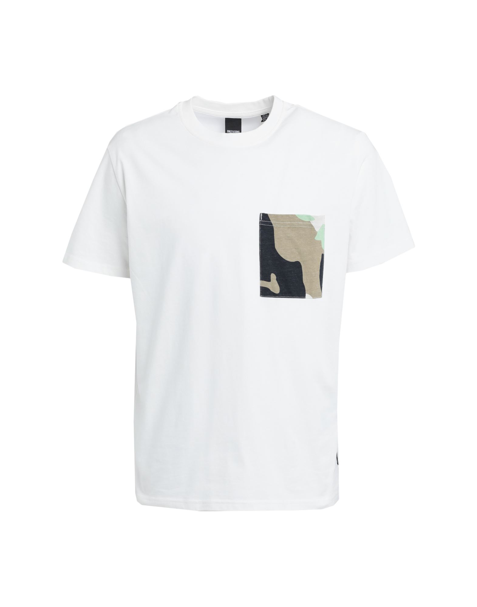 Fremmedgøre Opmærksomhed Elendig Only & Sons Man T-shirt White Size S Cotton | ModeSens