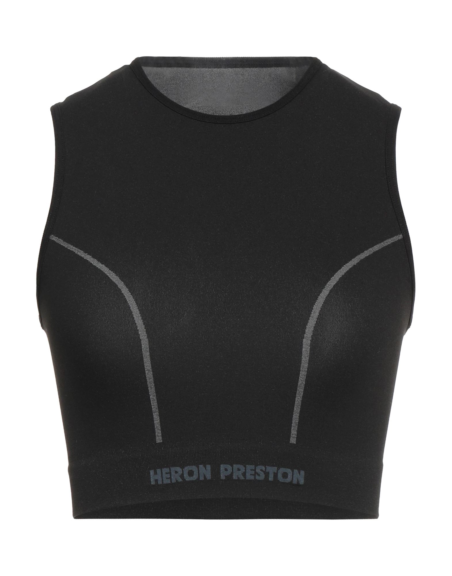 Shop Heron Preston Woman Top Black Size L/xl Polyamide, Elastane