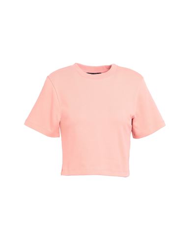 Jjxx By Jack & Jones Woman T-shirt Salmon Pink Size L Cotton, Elastane