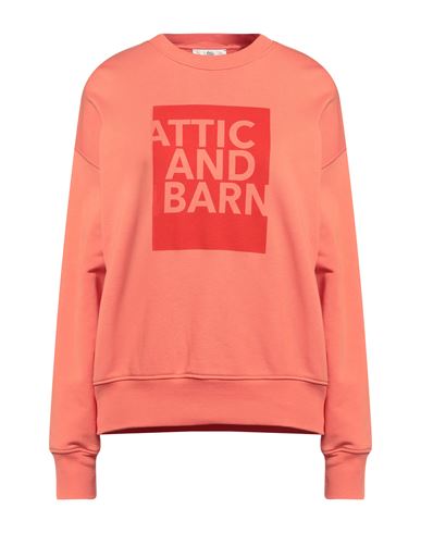 Attic And Barn Woman Sweatshirt Salmon Pink Size Xl Cotton