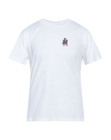 Canali Man T-shirt White Size 40 Cotton