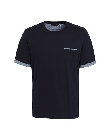 Jack & Jones Man T-shirt Navy Blue Size S Cotton