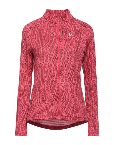 Odlo Woman Shirt Coral Size Xs Polyester, Recycled Polyester In Red