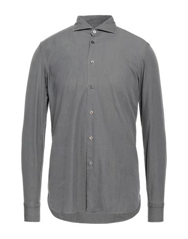 Borriello Napoli Man Shirt Grey Size 15 Cotton