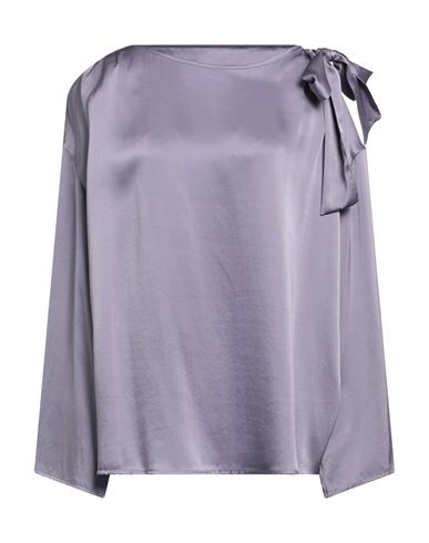 Manila Grace Woman Top Light Purple Size 12 Silk
