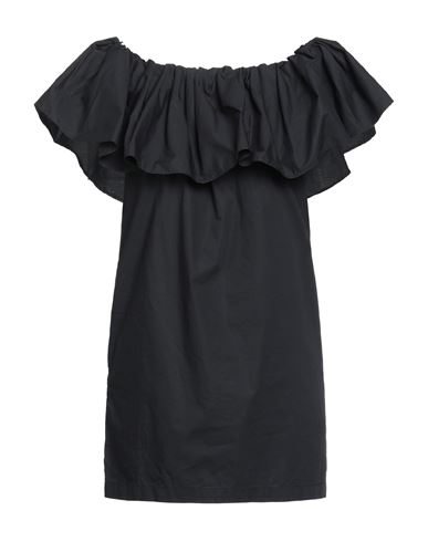 Akep Woman Short Dress Black Size 6 Cotton