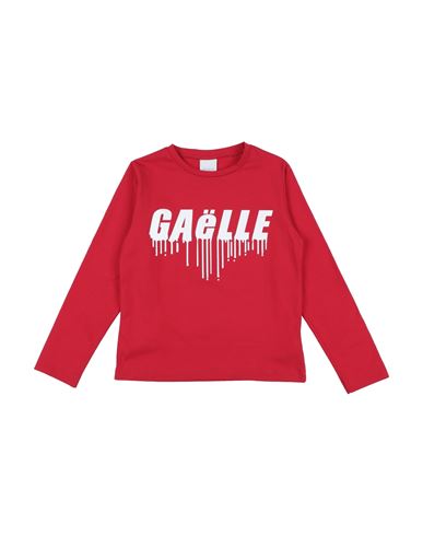 GAELLE PARIS GAËLLE PARIS TODDLER GIRL T-SHIRT RED SIZE 6 COTTON, ELASTANE