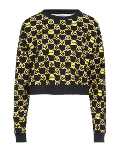 Moschino Woman Sweatshirt Yellow Size L Cotton, Elastane