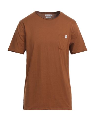 Over-d Man T-shirt Brown Size Xxl Cotton
