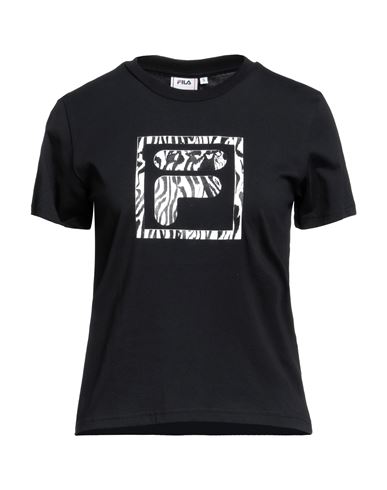 Fila Woman T-shirt Black Size Xs Cotton