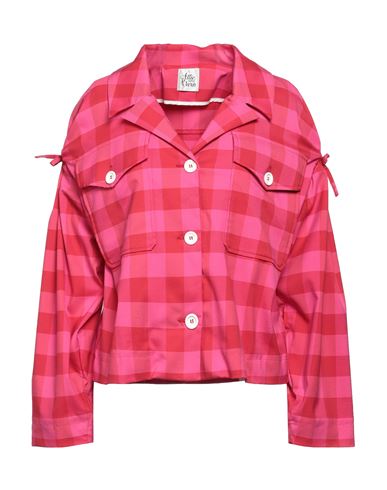 Attic And Barn Woman Blazer Fuchsia Size 8 Cotton, Polyester, Viscose, Elastane In Pink