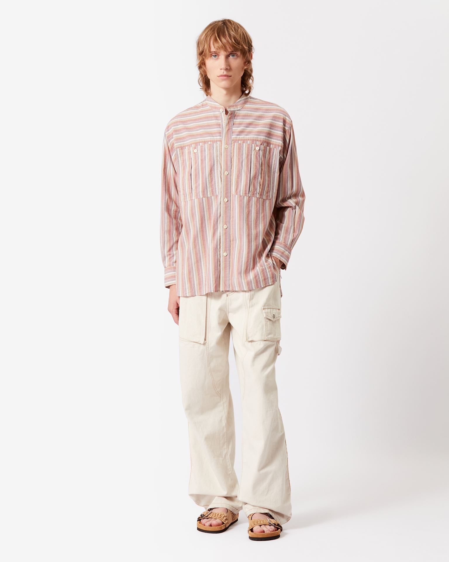 Isabel Marant, Taylori Striped Cotton Shirt - Men - Yellow