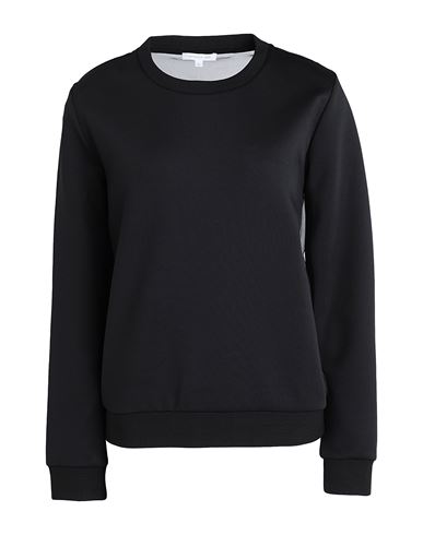 Patrizia Pepe Woman Sweatshirt Black Size 0 Polyester, Elastane