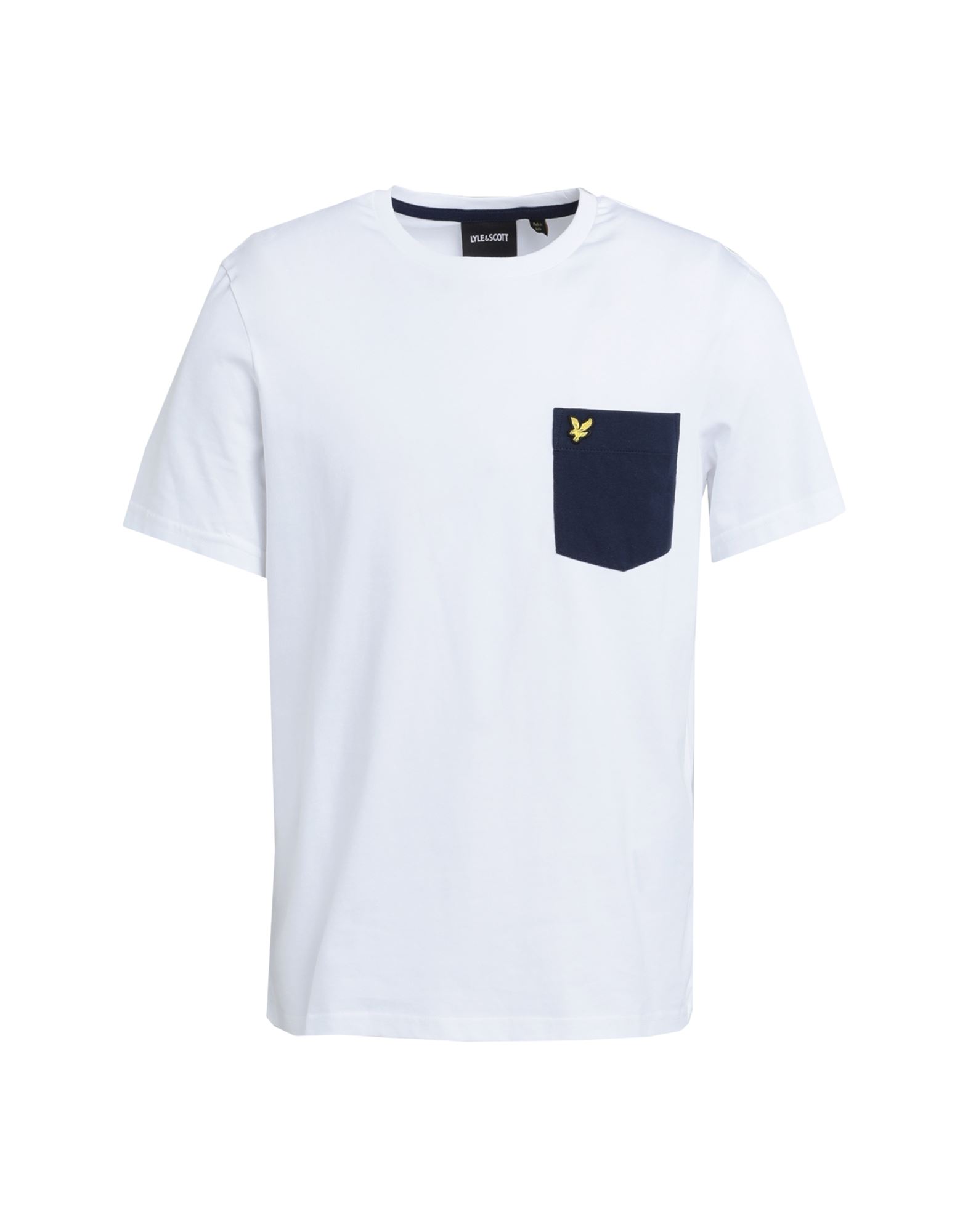 Shop Lyle & Scott Man T-shirt White Size S Cotton