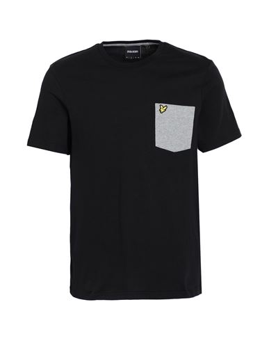 Lyle & Scott Man T-shirt Black Size M Cotton