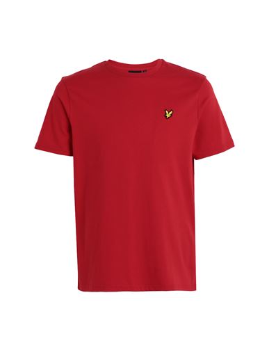 Lyle & Scott Man T-shirt Red Size Xl Cotton