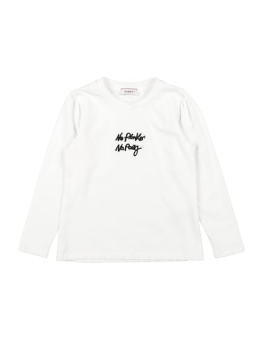 Pinko Up Babies'  Toddler Girl T-shirt White Size 5 Cotton