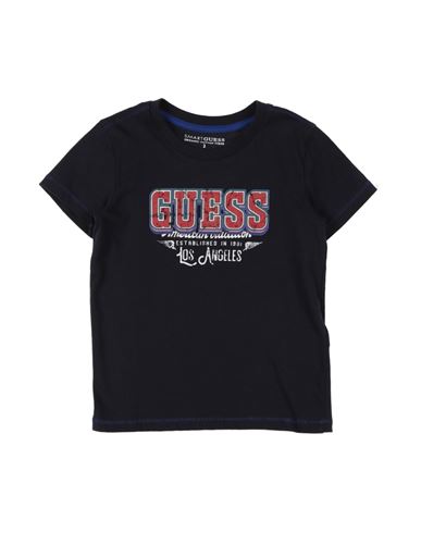 Guess Babies'  Newborn Boy T-shirt Midnight Blue Size 3 Cotton