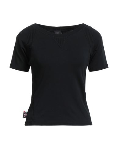 Coppelia Woman T-shirt Black Size Xs Cotton, Elastane