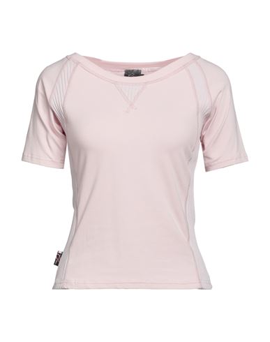 Coppelia Woman T-shirt Pink Size L Cotton, Elastane