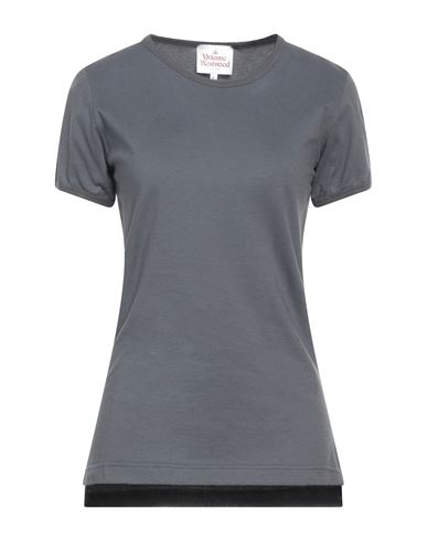 Vivienne Westwood Woman T-shirt Grey Size M Cotton