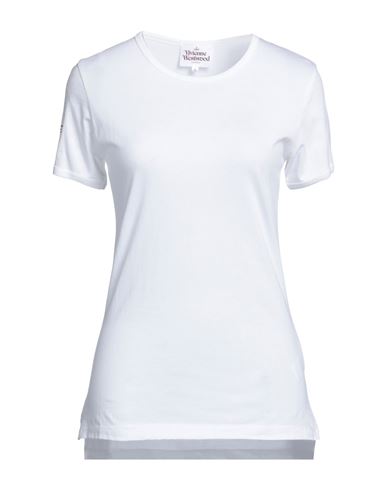 Shop Vivienne Westwood Woman T-shirt White Size L Cotton