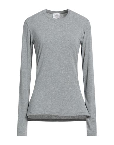 Vivienne Westwood Woman T-shirt Light Grey Size L Cotton