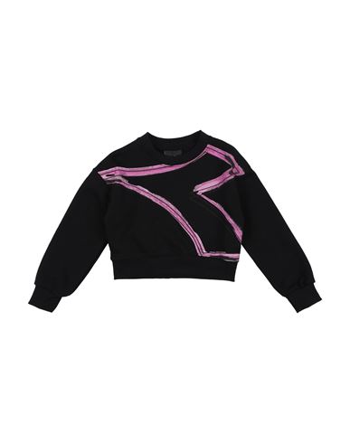 Diadora Babies'  Toddler Girl Sweatshirt Black Size 4 Cotton